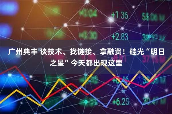 广州典丰 谈技术、找链接、拿融资！硅光“明日之星”今天都出现这里